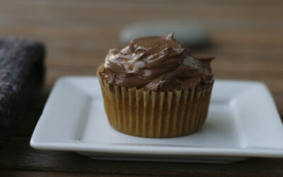 Peanut Butter Cupcakes with Chocolate Buttercream