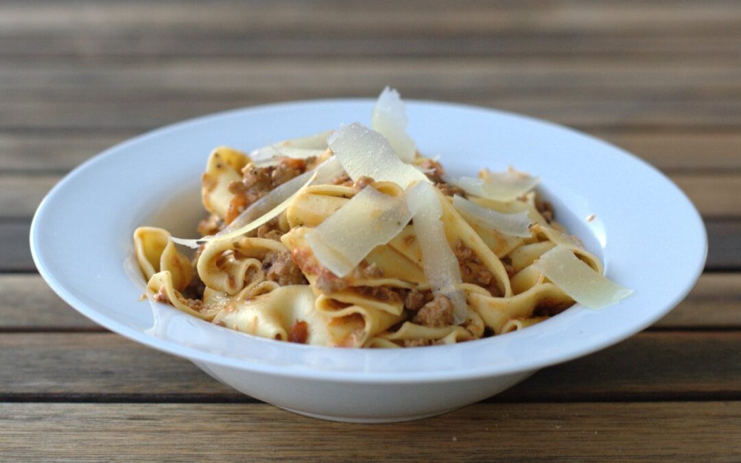 Lamb Ragù with Wide Noodles